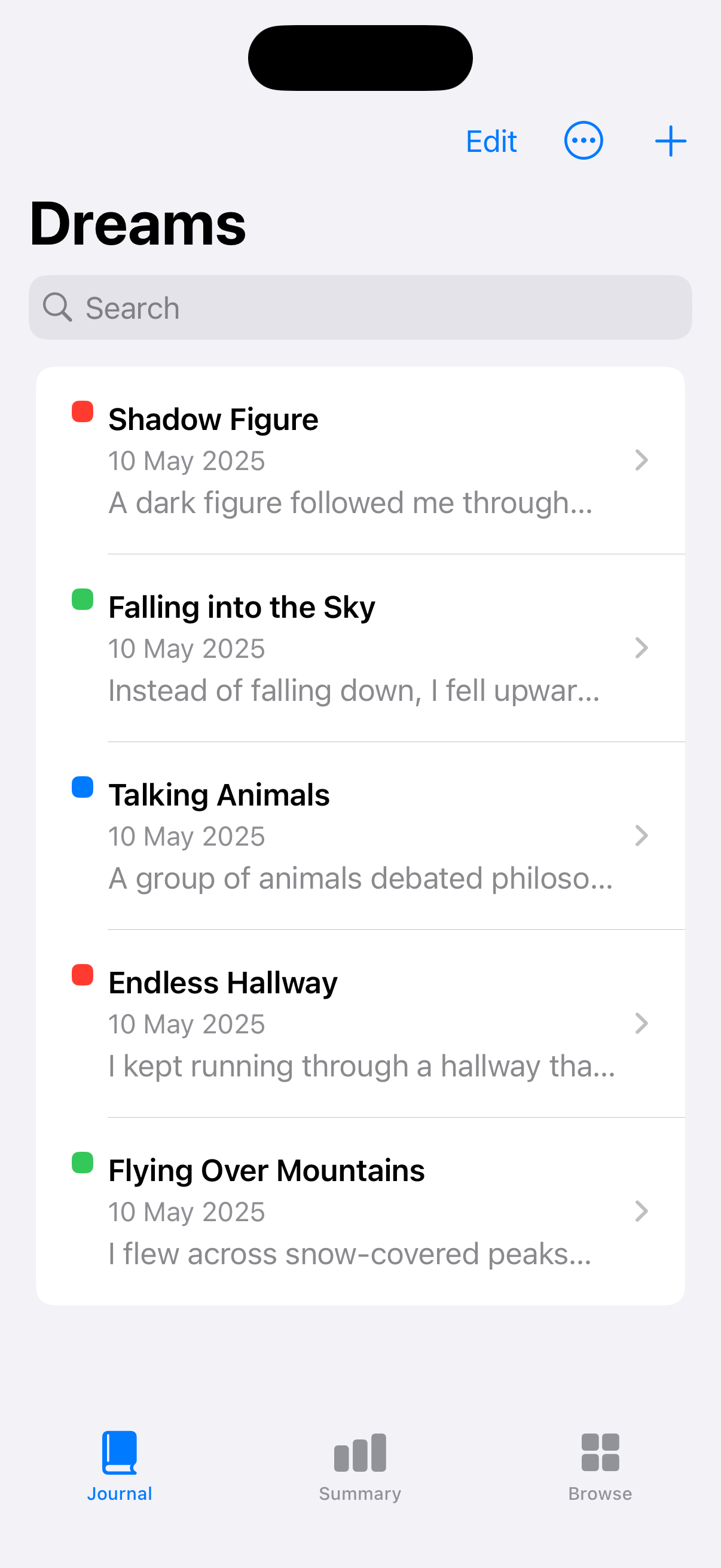 Journal View
